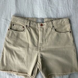 Everlane Women's Beige Jean Shorts